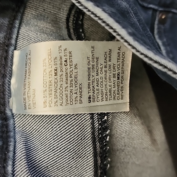 Chico So slimming Girlfriend slim Crop Leg sz 2.5 (14) - Picture 4 of 8